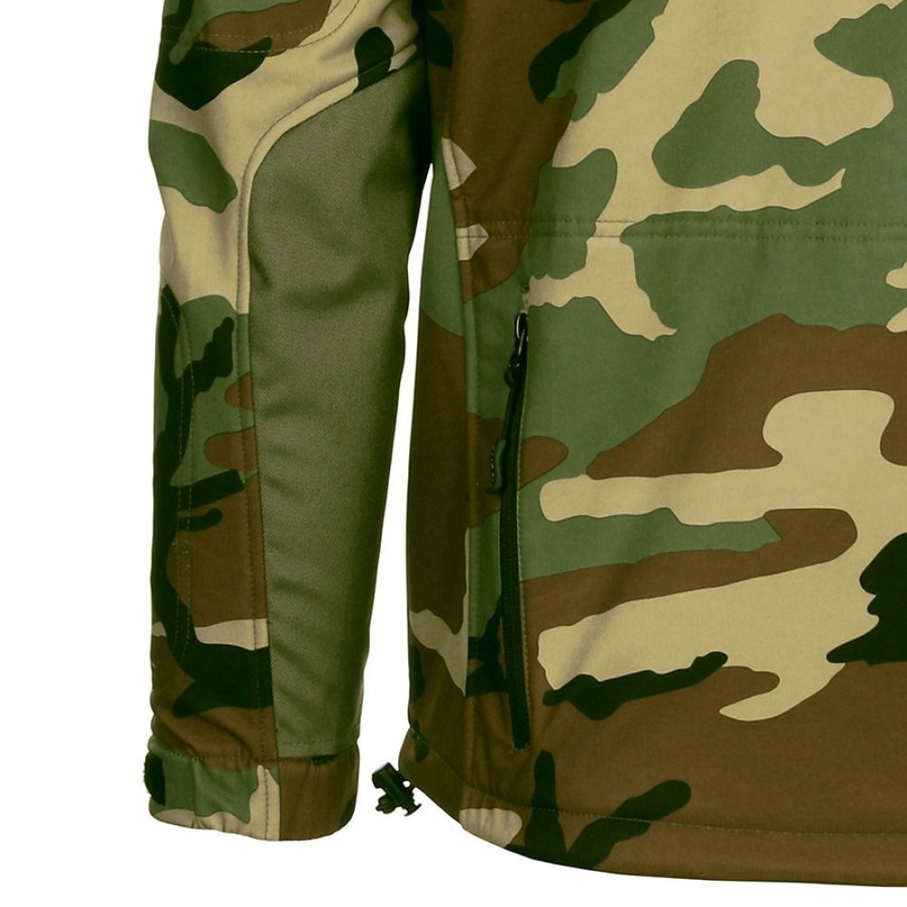 Buy 101-inc Softshell Jacket Tactical Woodland Camouflage | Outdoor ...